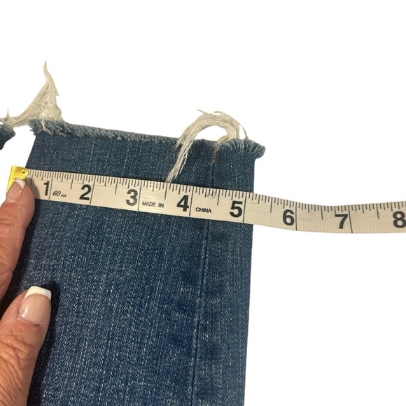 Madewell High Rise Skinny Crop Distressed Jeans Sz 26 - Picture 13 of 13